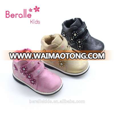 China supplier wholesale baby shoes children shoes girls boots winter ankle boots