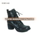 Homemade Mid Claf Lace Up Leather Shoes Ladies leather casual boots